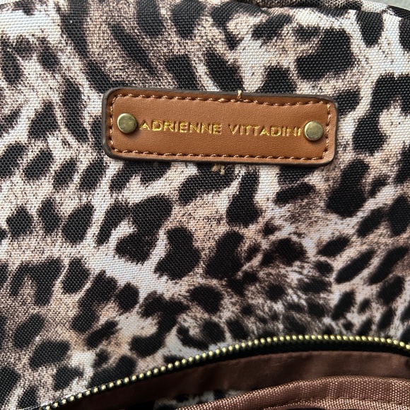 Adrienne Vittadini Cheetah Print Backpack - Picture 5 of 7